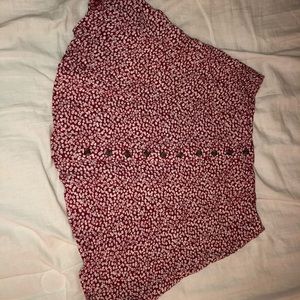 Red and White Skirt!